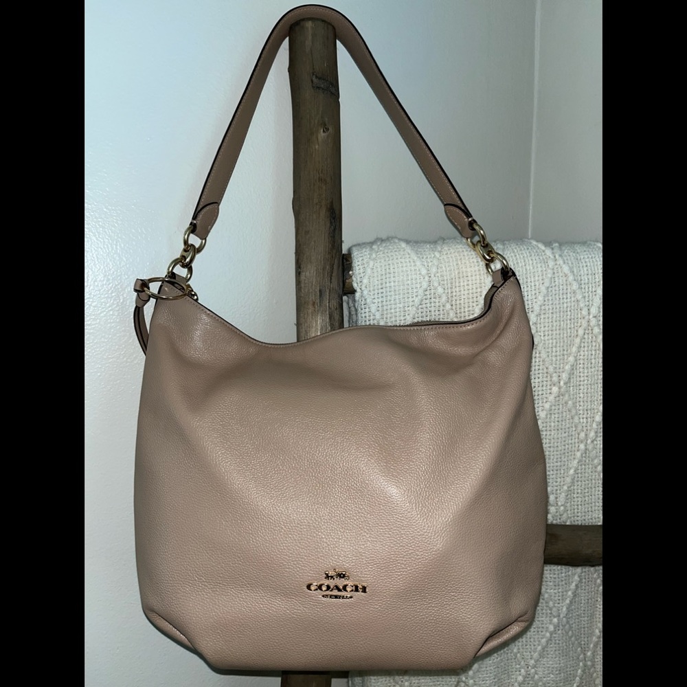 Coach Women Skylar Hobo Bag- Cream Color